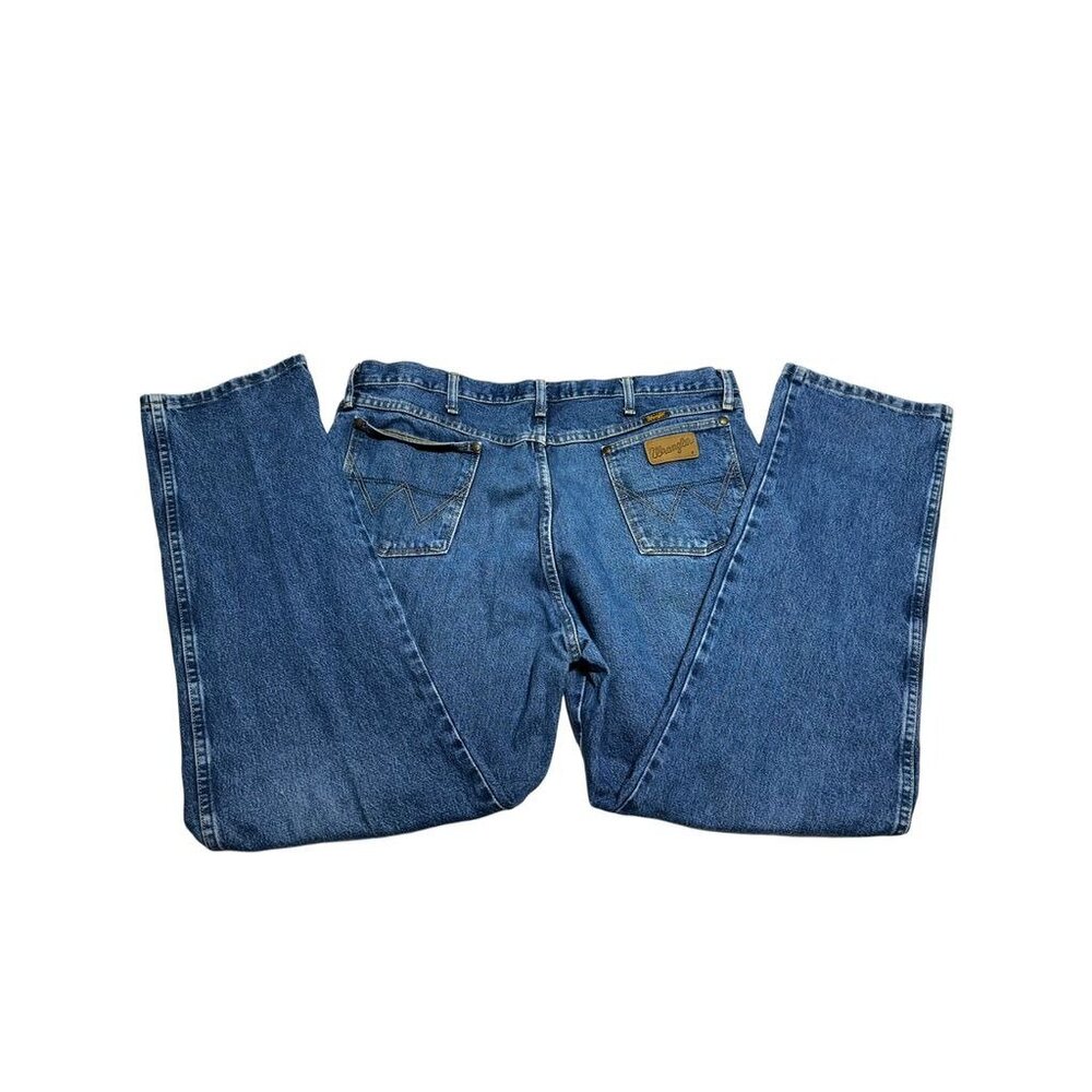George Straight Cowboy Cut Jeans Blue Size 38 x 30 - Picture 2 of 10